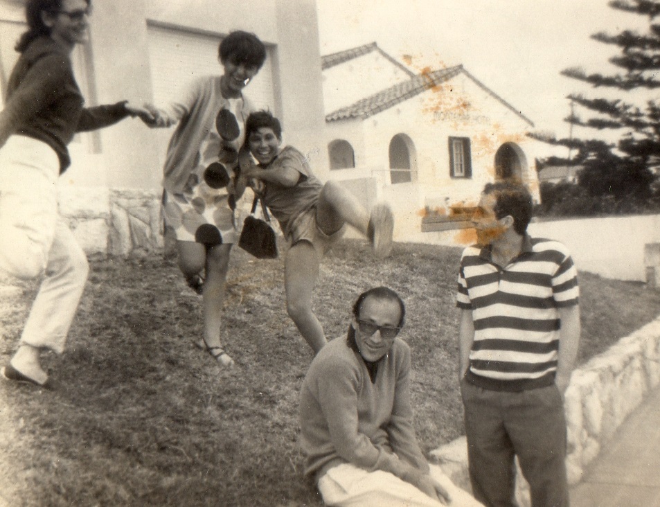 Con Mirta Luciani, los hijos de Nahuel Moreno y el compañero de la hija